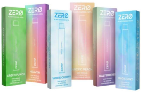 Zero brand vaping products